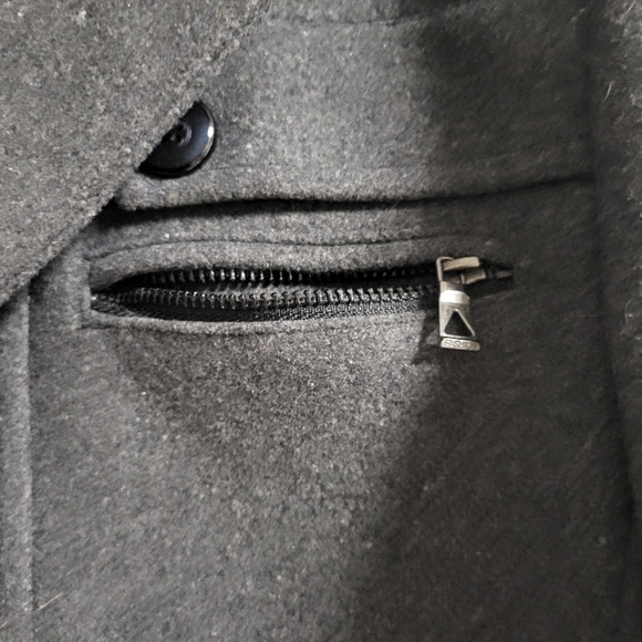 ChouYatou - Men's Gray Wool Sports Coat -Size M - Picture 8 of 9